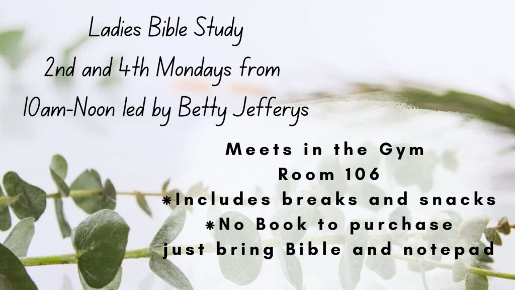 Ladies Bible Study at Valley Grove Baptist